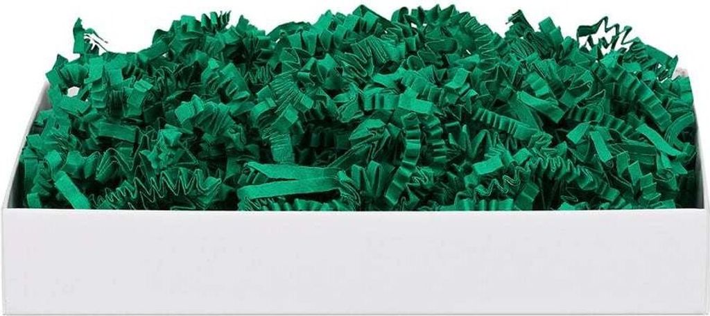 SizzlePak Grün – 1 kg Füllmaterial aus Papier für Geschenke & Pakete