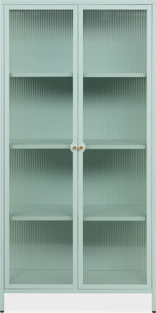 finori Milton 52A Vitrine, mintgrün Maß: B x H x T ca. 80 x Produktbild 