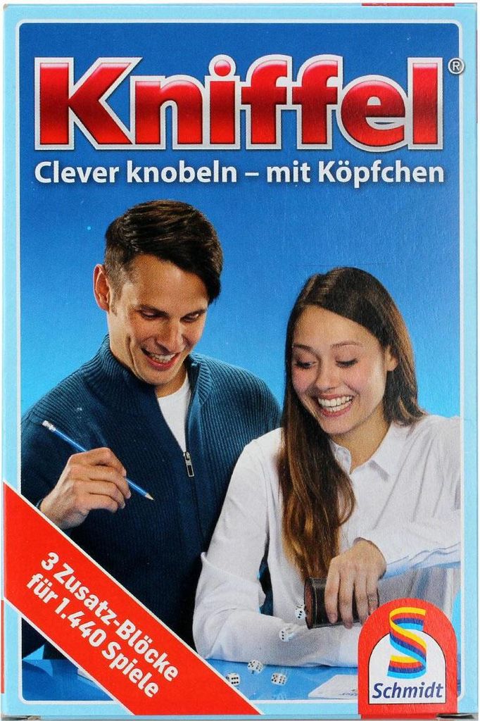 Schmidt Spiele 49039 - Kniffel blok, 3 ďalšie bloky na 1440 Obrázok produktu 5