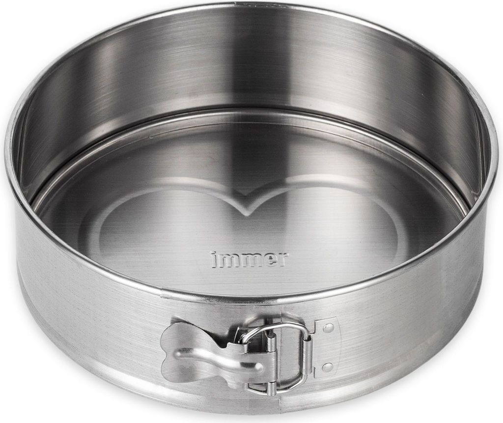 Springform Edelstahl Backform Kuchenform unbeschichtet Produktbild 1