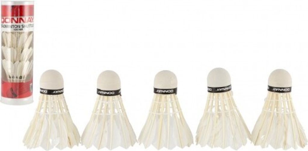 Palline da badminton/cestini 5pz in tubo 6,5x19,5x6,5cm Immagine del prodotto 