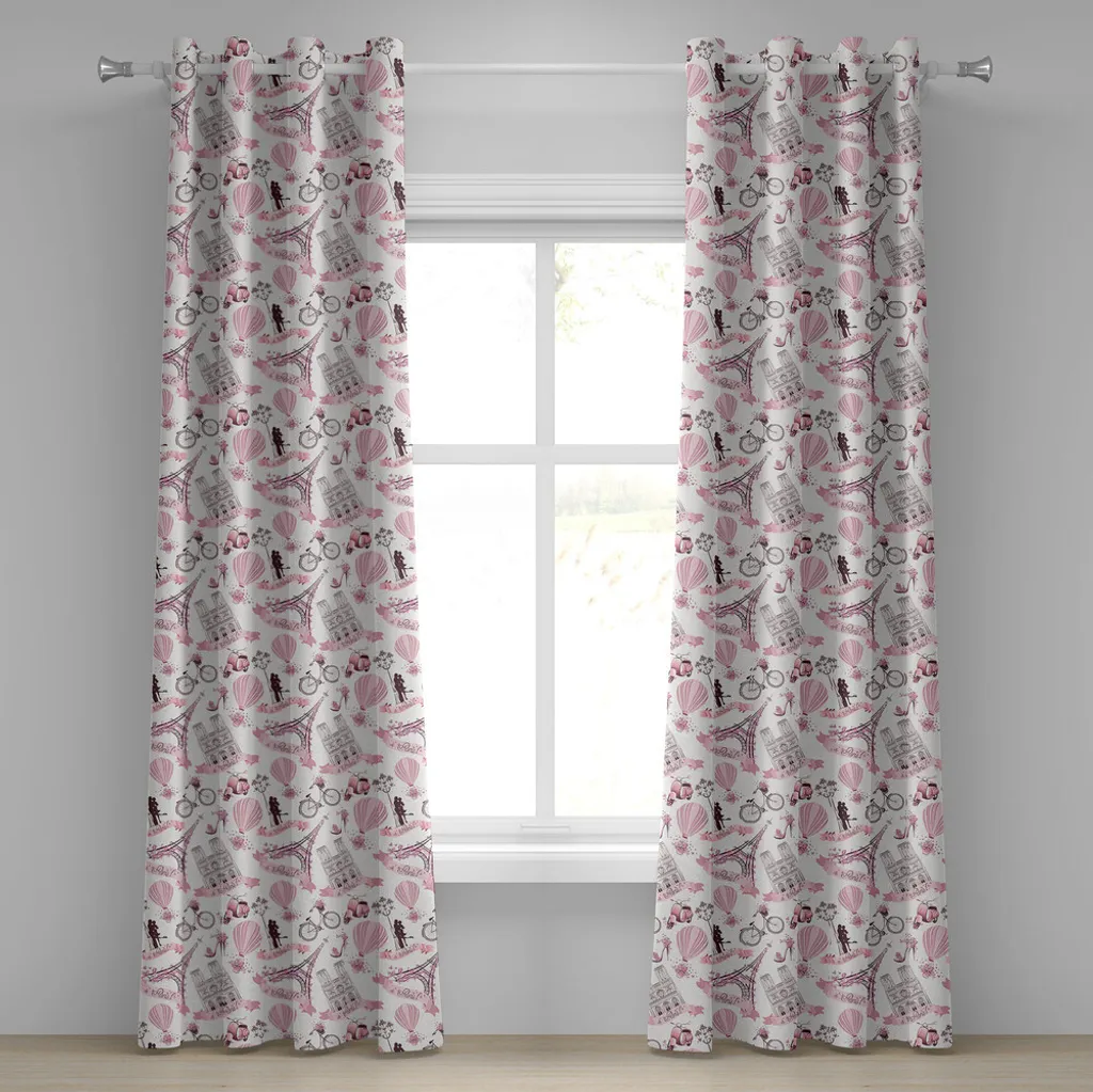Tenda Torre Eiffel Parigi Rosa 280x225 cm | Arredo Romantico Chic