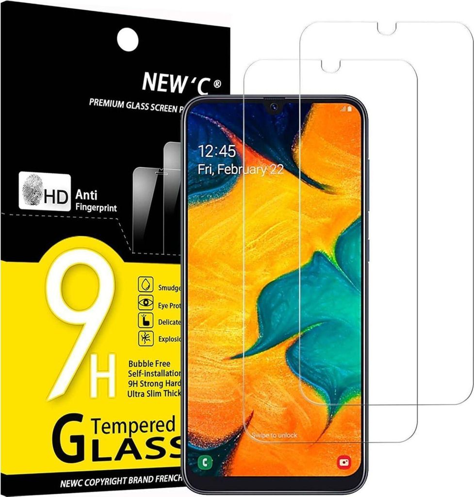 Panzer Schutz Glas Samsung Galaxy A30 M30 M30s 2 Stück 9H Produktbild 