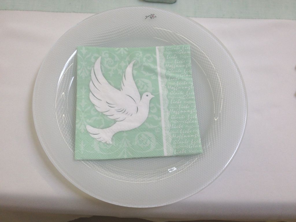 Kommunion - Servietten Lunch – Napkin Lunch – Format: 33 x 33 cm –
