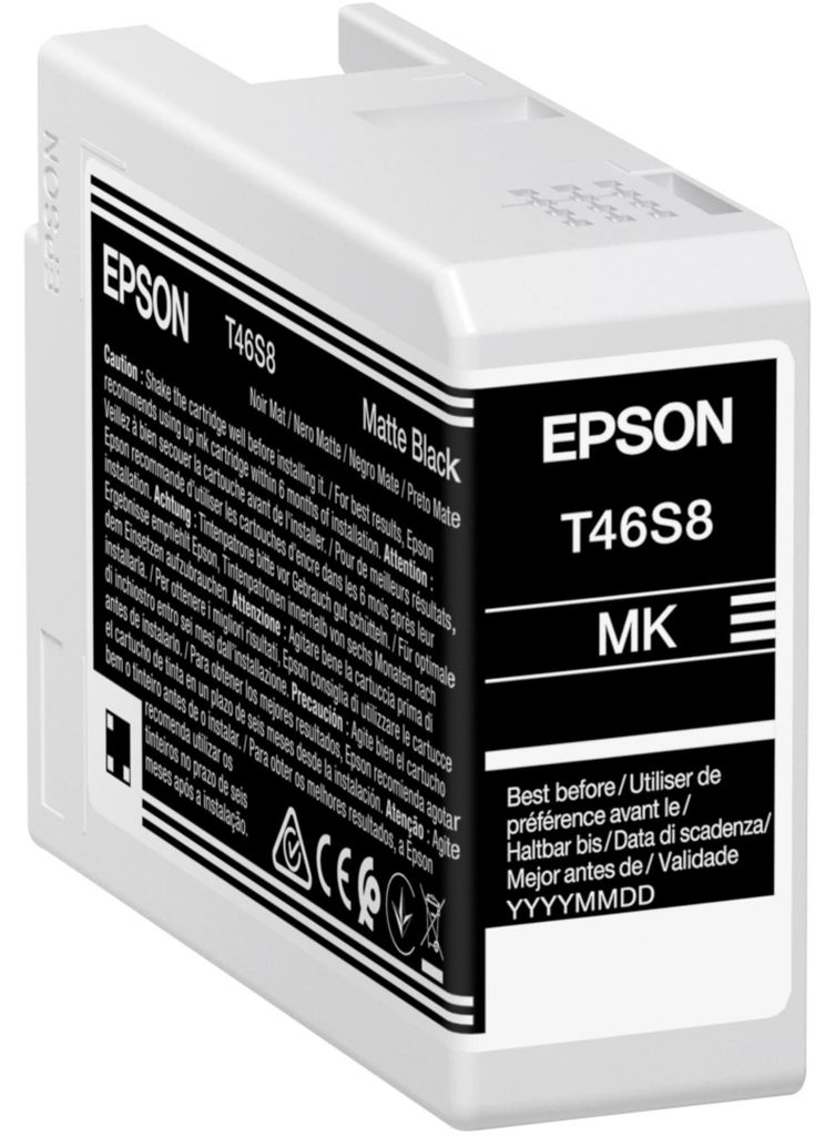 Epson Tintenpatrone matte black T 46S80N 25 ml Ultrachr.  Produktbild 