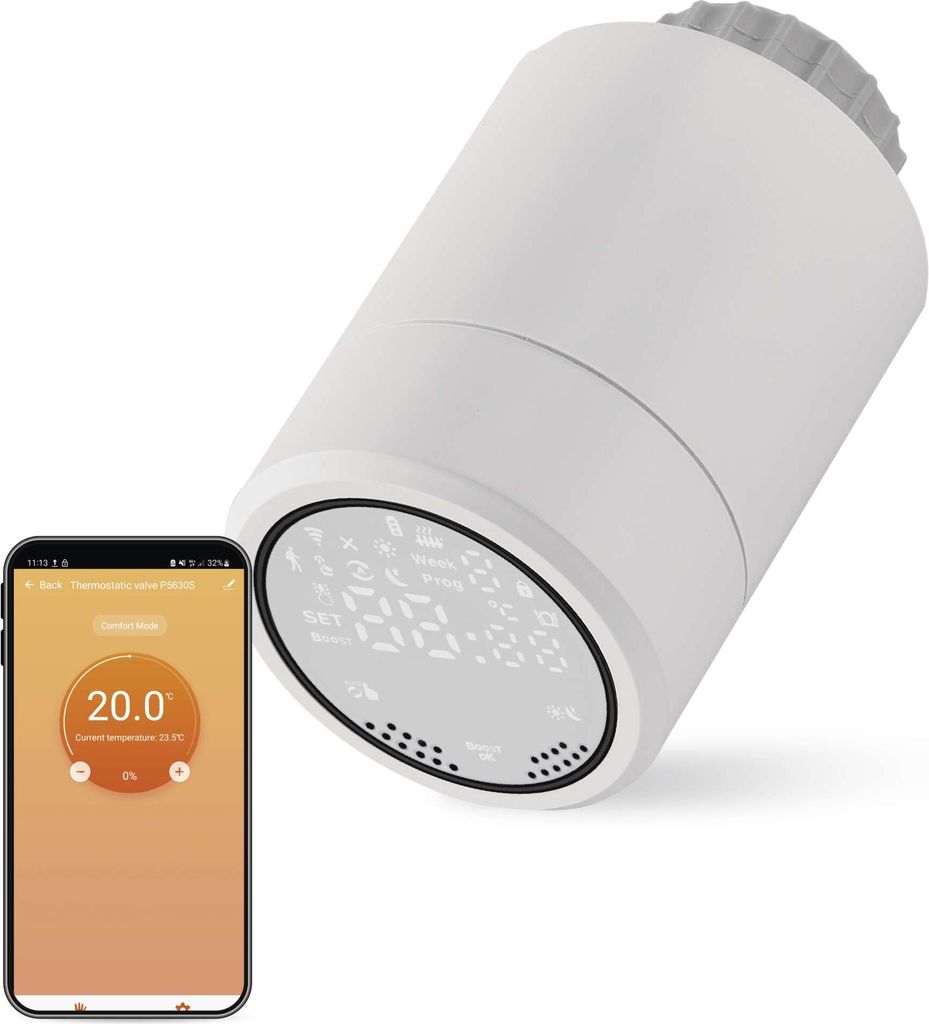 GoSmart Digitální termostatická hlavice P5630S ZigBee