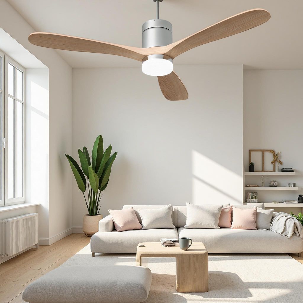 INONEFT 132 cm Deckenventilator mit Beleuchtung und Produktbild 