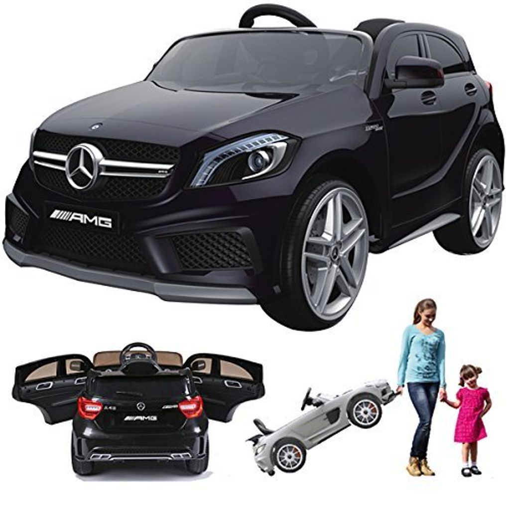 Mercedes-Benz ML 350 SUV Kinderauto Kinderfahrzeug Kinder Elektroauto schwarz 
