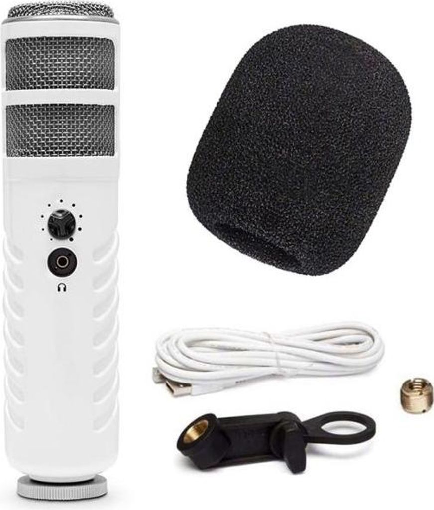 Rode Podcaster USB-Mikrofon mit Popschutz WS02