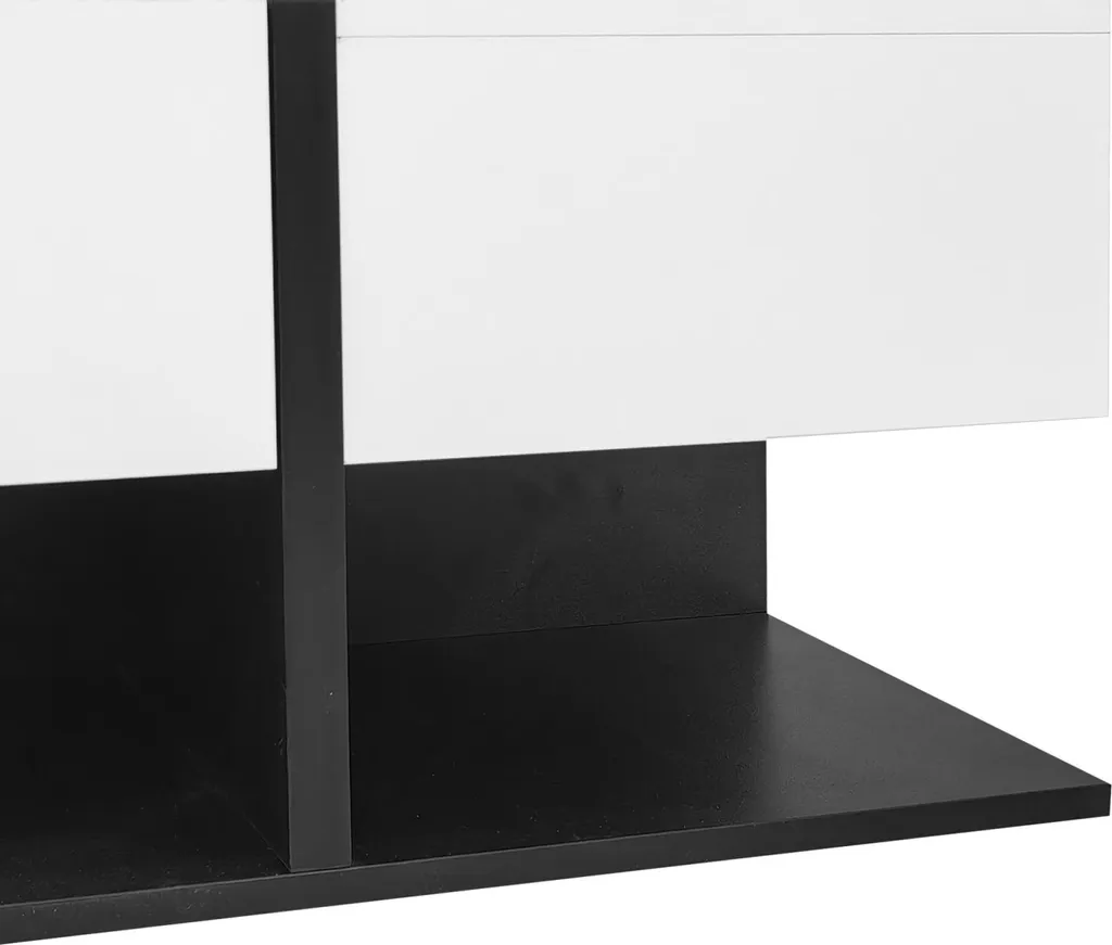 Table basse de salon avec tiroirs de rangement pour espace moderne - 7