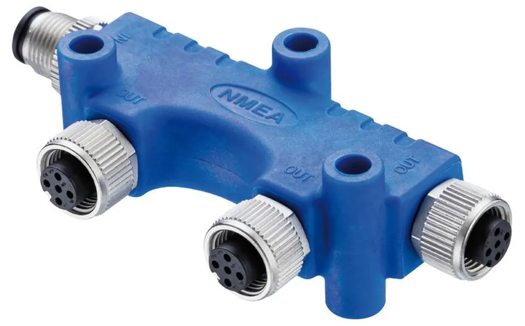 Prise NMEA 2000 étanche pour l'électronique de bord des bateaux