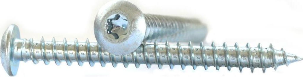 Fensterrahmenschrauben 100 Stck. Linsenkopf 7,5x132mm TX30 Schrauben