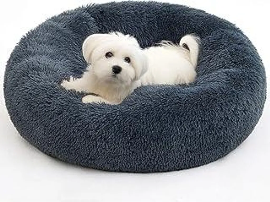 Cuccia Cani Lavabile 60cm: Letto Igienico e Ortopedico Grigio Scuro