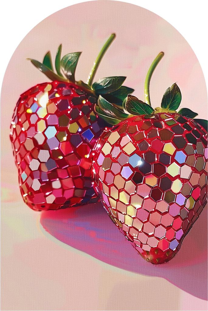 DEQORI Fototapete Rundbogen 100x150 cm 'Funkelnde Ernte' Wand Tapete Leinwand Sticker