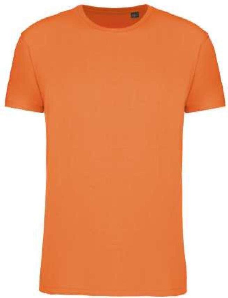 Kariban Herren T-Shirt Slim Fit Basic Rundhals Sweatshirt Shirt, Größe:XS, Farbe:Light Orange