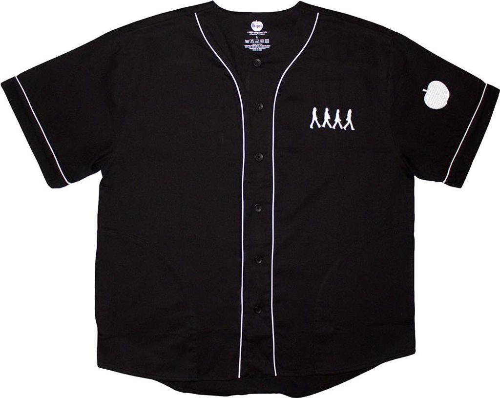 The Beatles - Hemd für Herren/Damen Uni, Rückseitiger Aufdruck RO14775 (XL) (Schwarz)