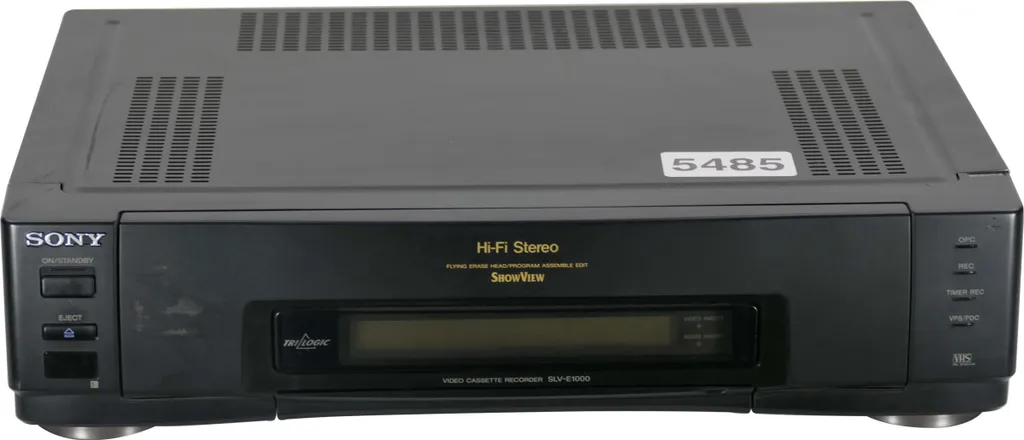 Sony SLV-E1000VC Magnétoscope 4 Têtes avec Son Hi-Fi Stéréo Intégré