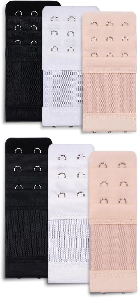 BH-Verlängerung 6 Stück, 2 Haken Und 3 Haken, Elastisch Mit Produktbild 