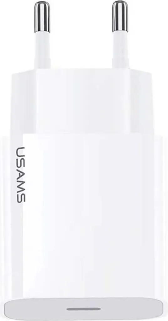 Analisi Usams 20W PD 3.0: Caricatore USB-C Ultra-Nano Bianco