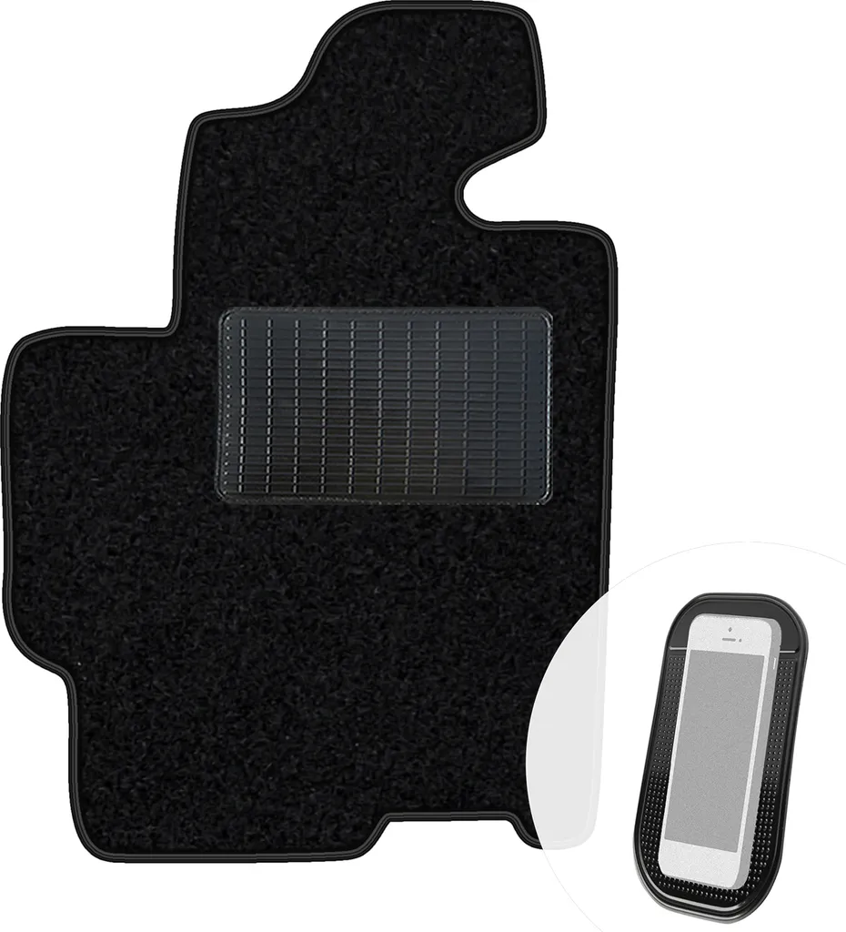 Tappetino Guida Mazda Premacy 1999-2005 - Velour Nero Su Misura MOLTICO