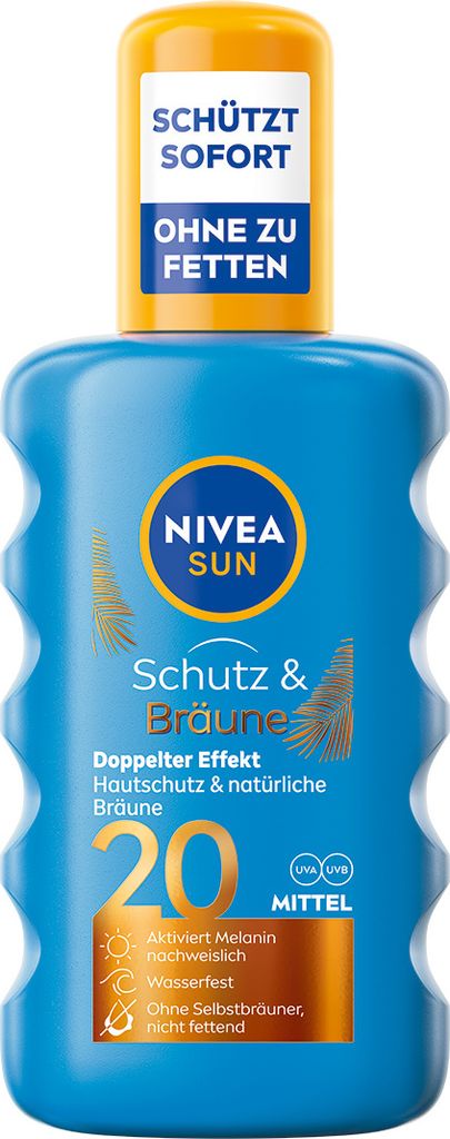 NIVEA SUN Schutz & Bräune Spray LSF 20 200ml