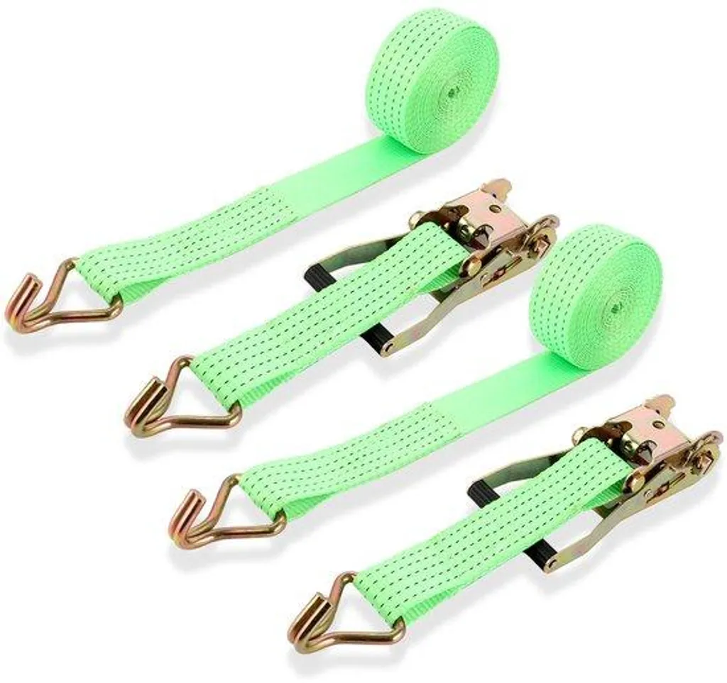 Sécurisez vos Charges avec ces Sangles d'Arrimage 3 Tonnes à Crochets x2