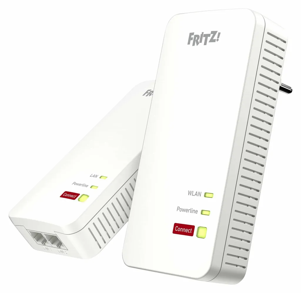 Kit CPL Wi-Fi 6 pour Télétravail et Gaming AVM FRITZ!Powerline 1240 AX