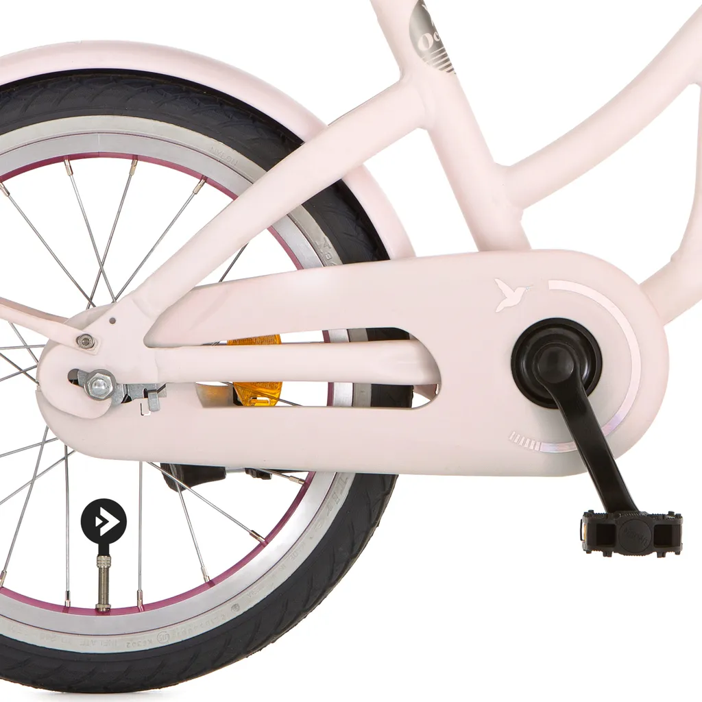 Vélo de ville enfant Alpina Juno 16-18 pouces coloris rose mat