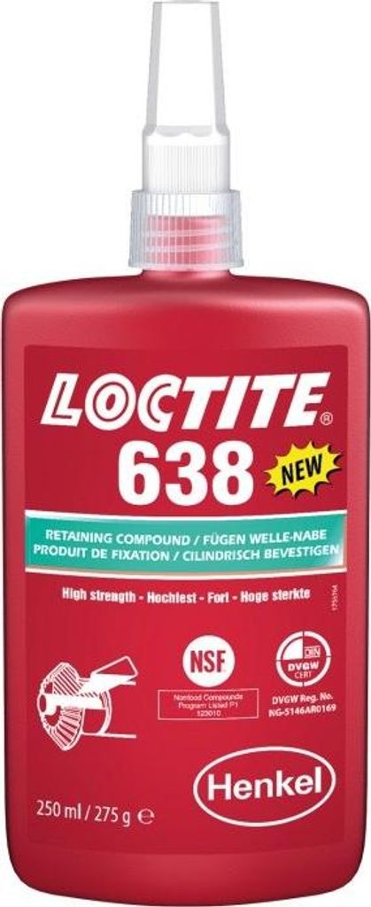 Loctite 638 Hochfester Schraubensicherungsmittel 250 ml