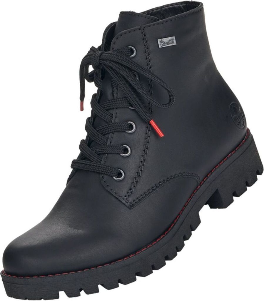 Rieker Schnürstiefel - Tiefschwarz Kunstleder Größe: 39 Produktbild 9