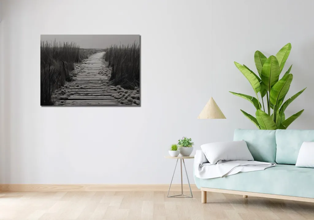 Quadro Emozionale Sentiero del Silenzio 100x70 - Mare e Libertà - 2