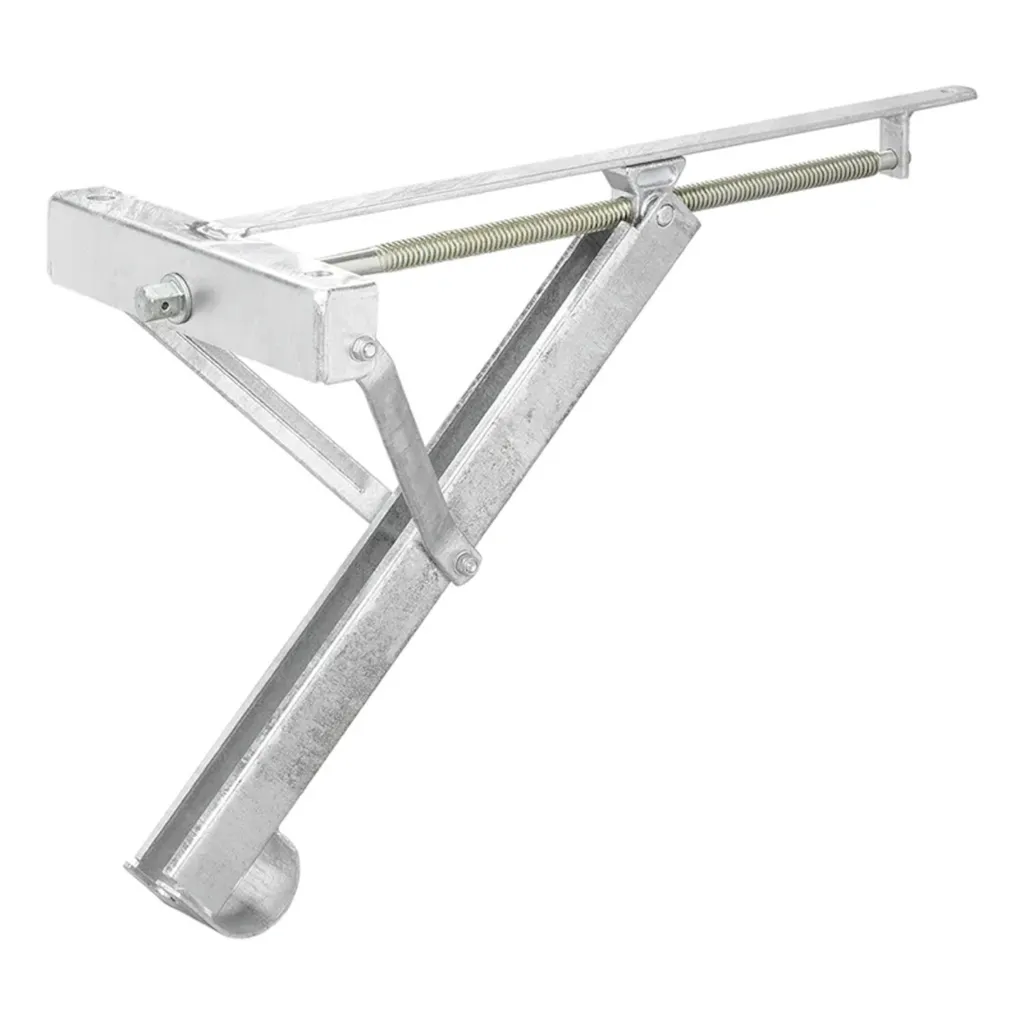 Support pour établi et rayonnage lourd 450 kg 663x512 mm acier noir