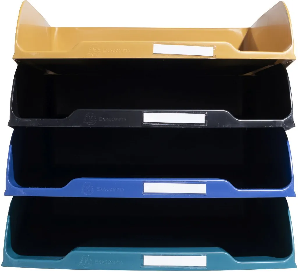 Organizer Scrivania Exacompta Combo Styli Neo Deco - Set 4 Pezzi A4+