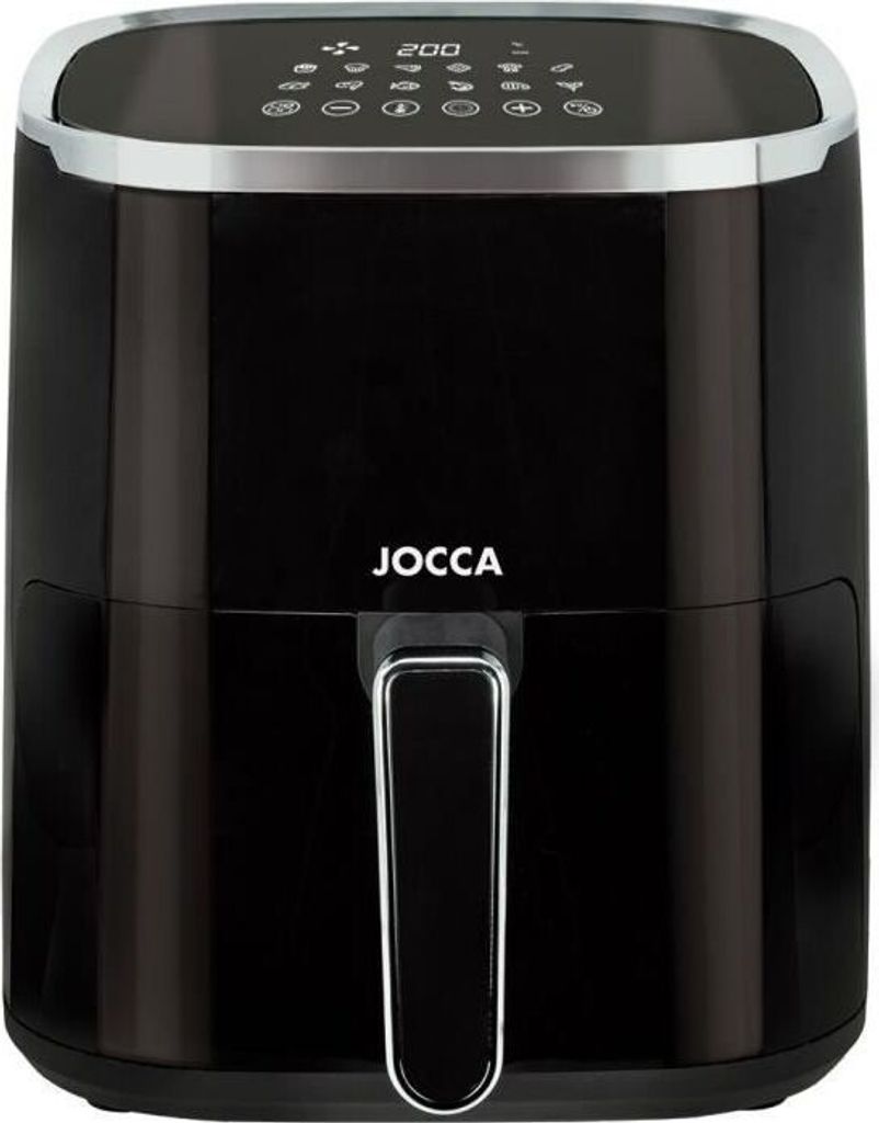 JOCCA ölfreie Fritteuse – 2196 – 5 l – 1450 W – 28 x 26 x 35 cm – Schwarz