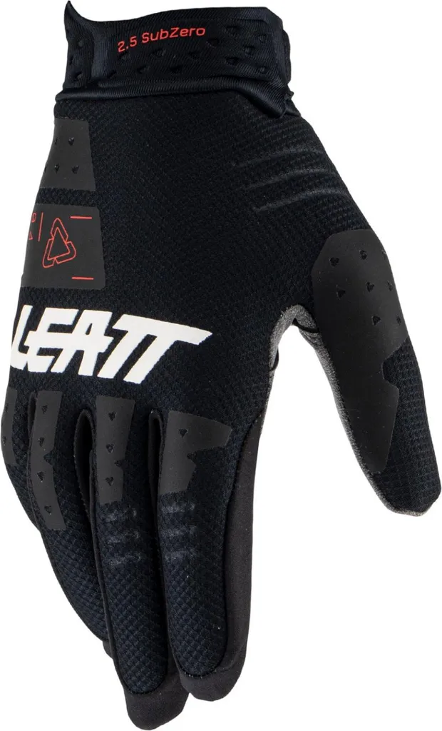 Gants Leatt 2.5 Subzero isolants avec grip MicronGrip noirs taille S