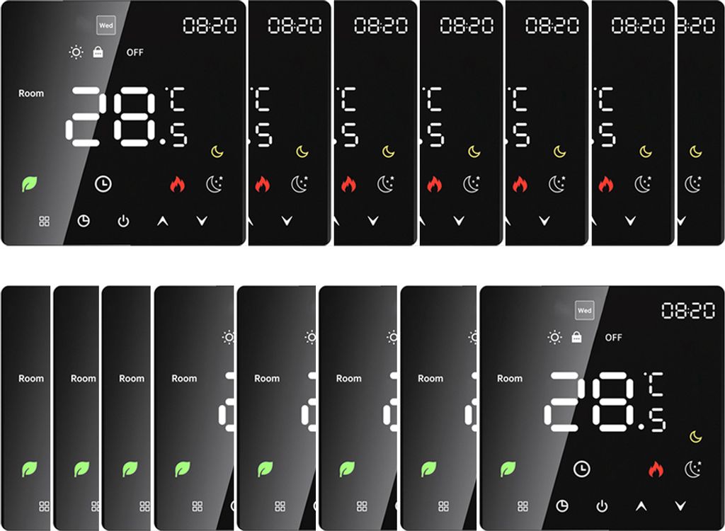 15X Smart Thermostat 3A Digital Raumthermostat Produktbild 