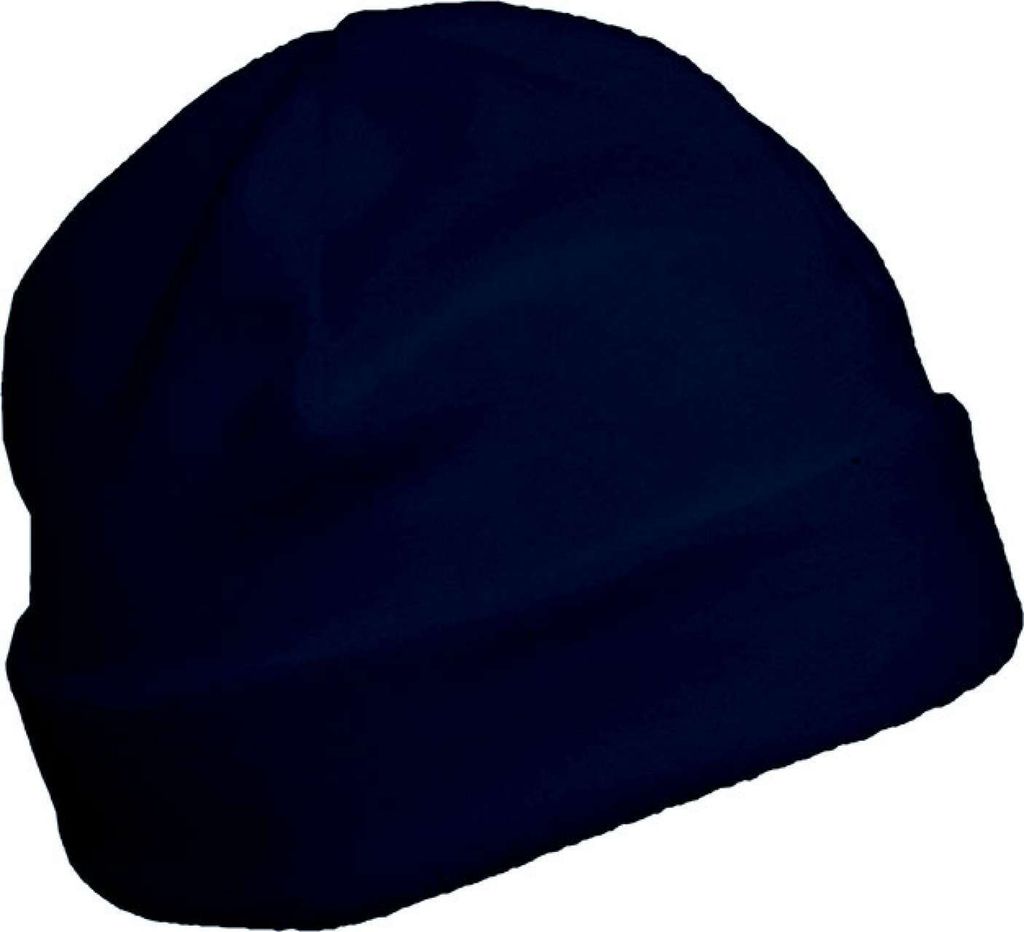 K-Up Herren Mütze Fleecemütze Wintermütze Beanie Sportmütze Fußball, Größe:55, Farbe:Navy Blau