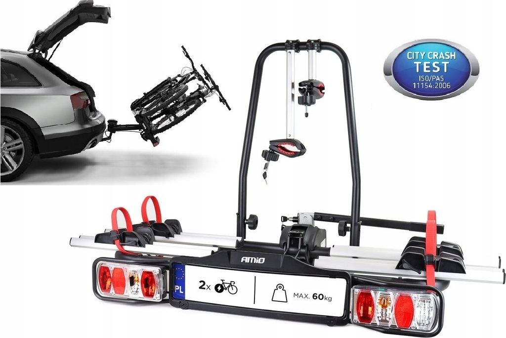 Nosič bicyklov na hák - E-Bike - 2 bicykle KVALITA ! Obrázok produktu 
