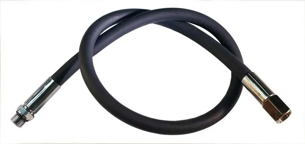 Metalsub Tubo Alta Pressione 15cm Nero | Eccellenza per Manometro Sub