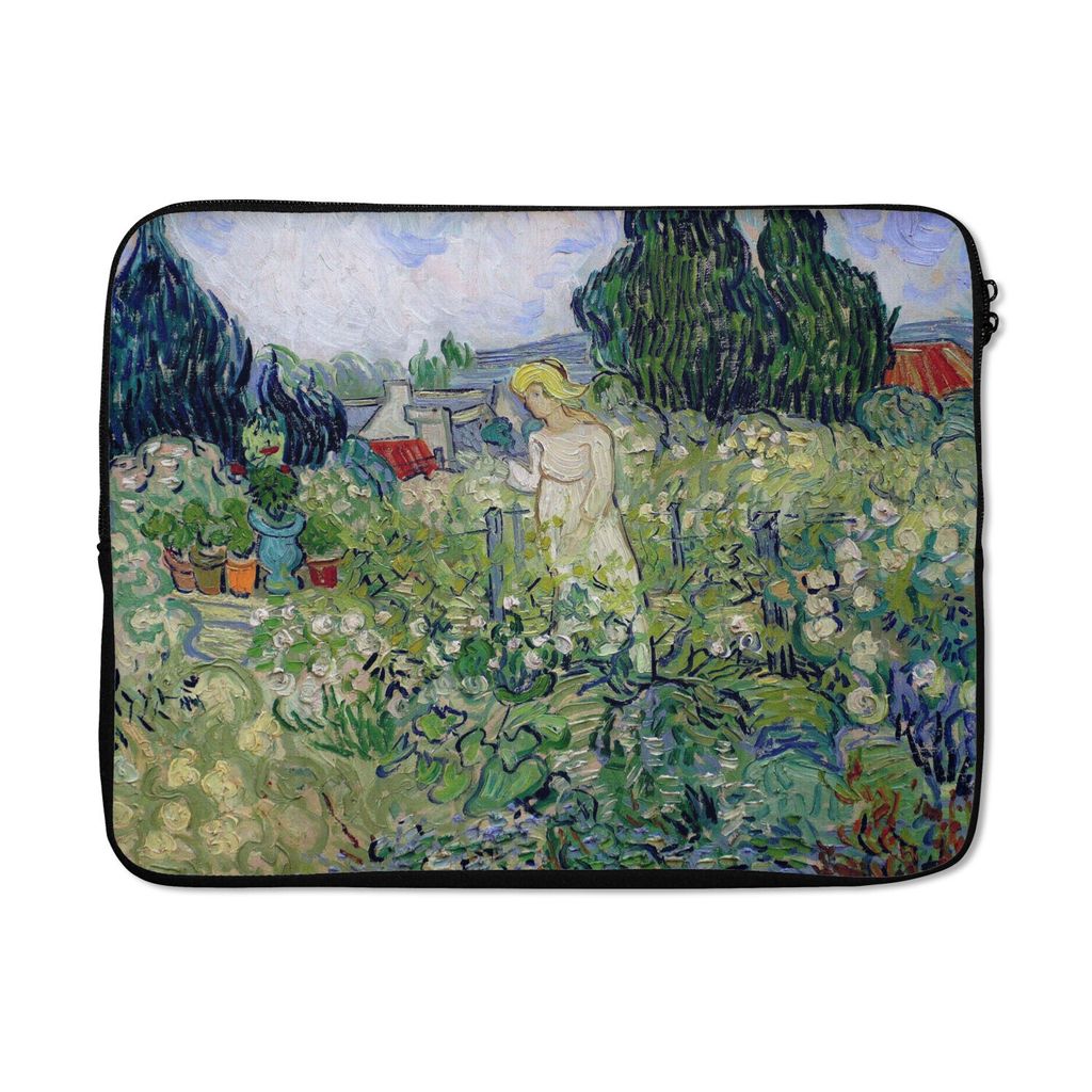 MuchoWow Laptop Hülle 17 Zoll Laptoptasche Marguerite Gachet im Garten - Vincent van Gogh - Zipper - Schutzabdeckung