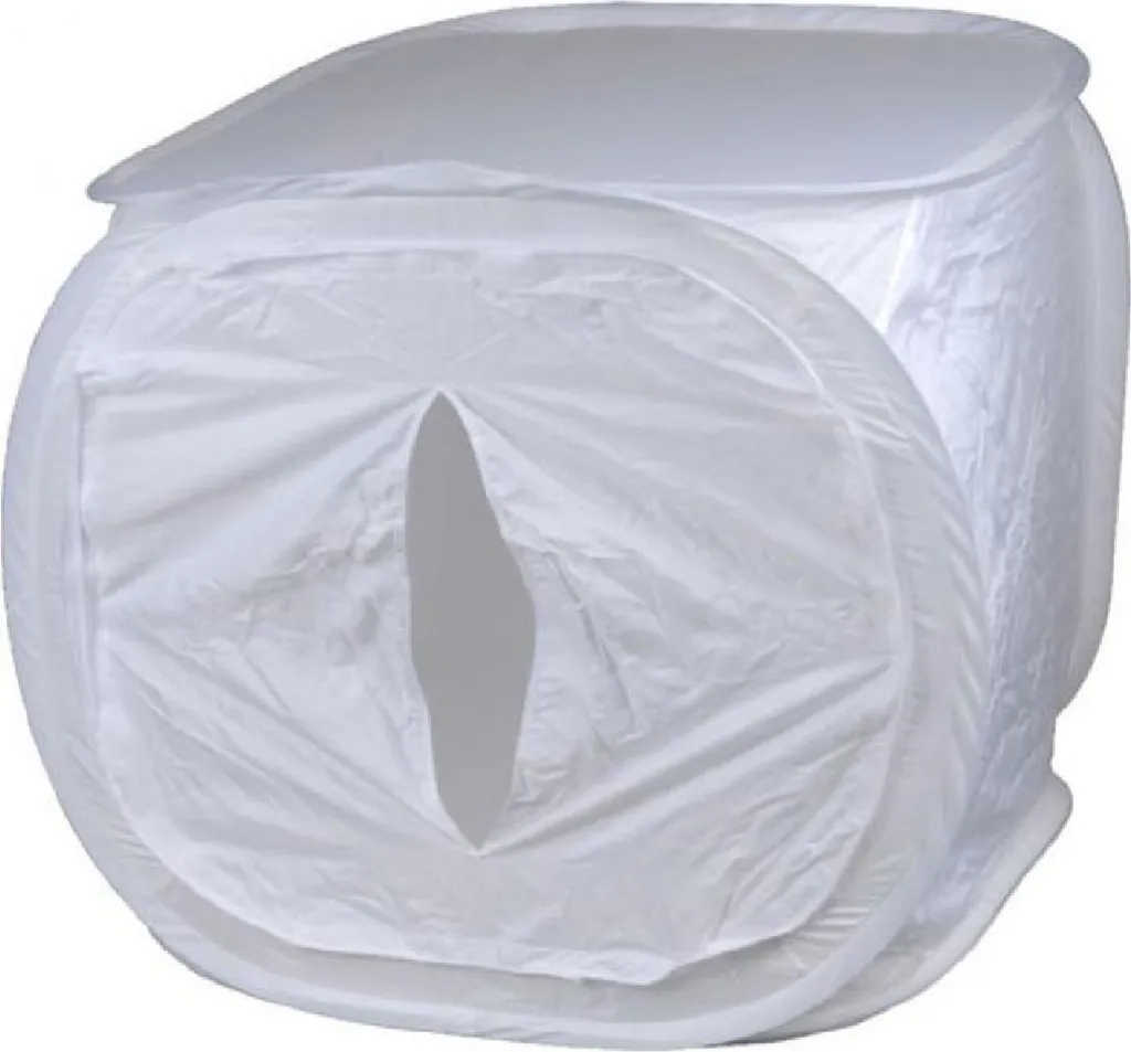 Studio photo pliable 60x60 cm et cube de diffusion pour objets pro