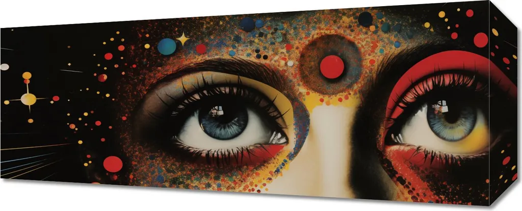 Décoration Murale Galaxie Autonome 50x20 cm - Idée Cadeau Astro Design