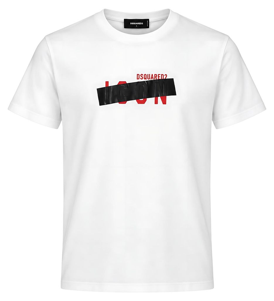 Camisa Dsquared2, corte ajustado, con detalles de cinta, Imagen del producto 