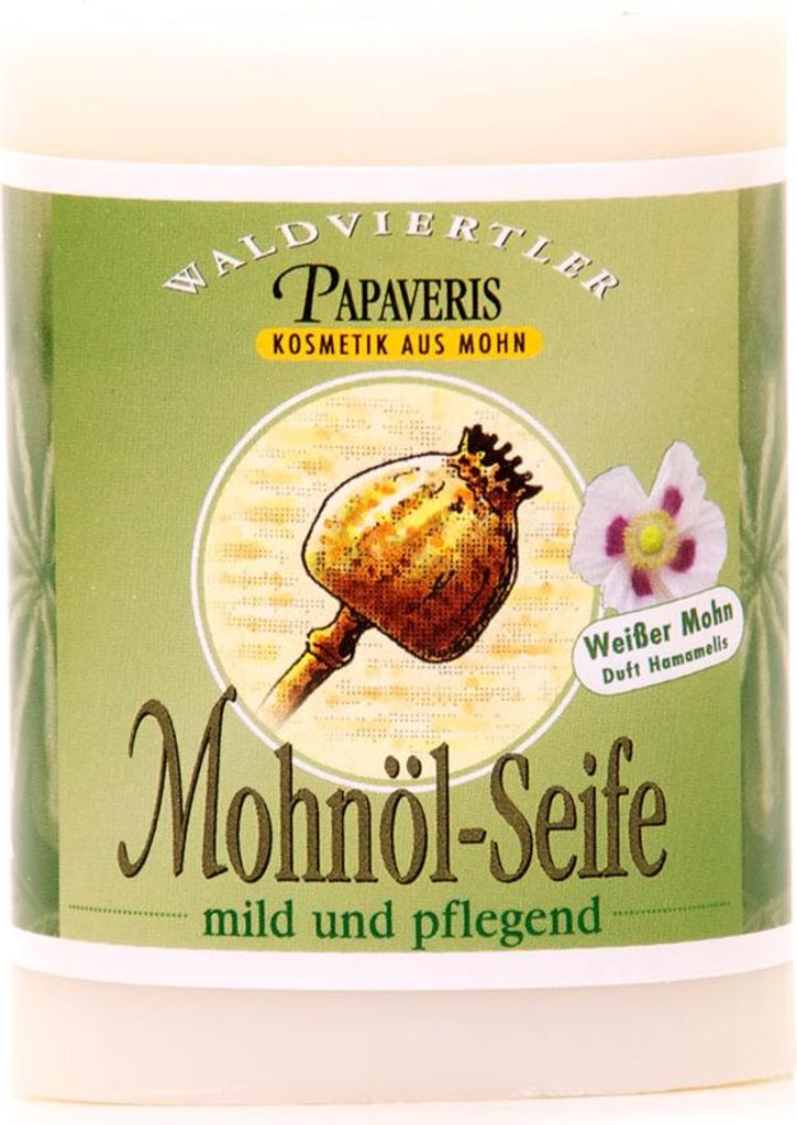 Waldviertler Mohnölseife Weißer Mohn 100g