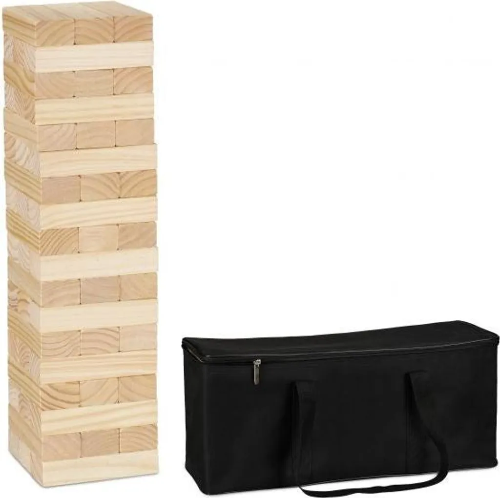 Tour oscillante XL bois robuste : fini les jeux de société fragiles !