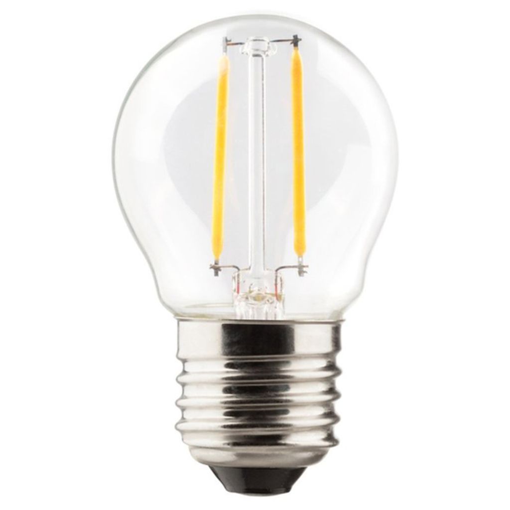 Merkur LED Filament Tropfen 2W = 22W E27 klar 220lm Produktbild 