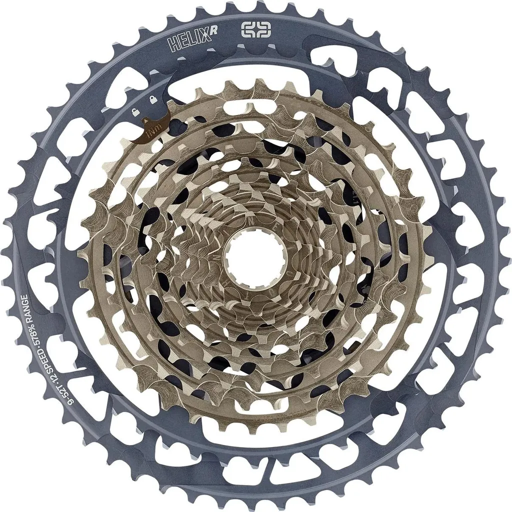 Cassette VTT 12V Helix Race 9-52T compatible corps de roue libre XD