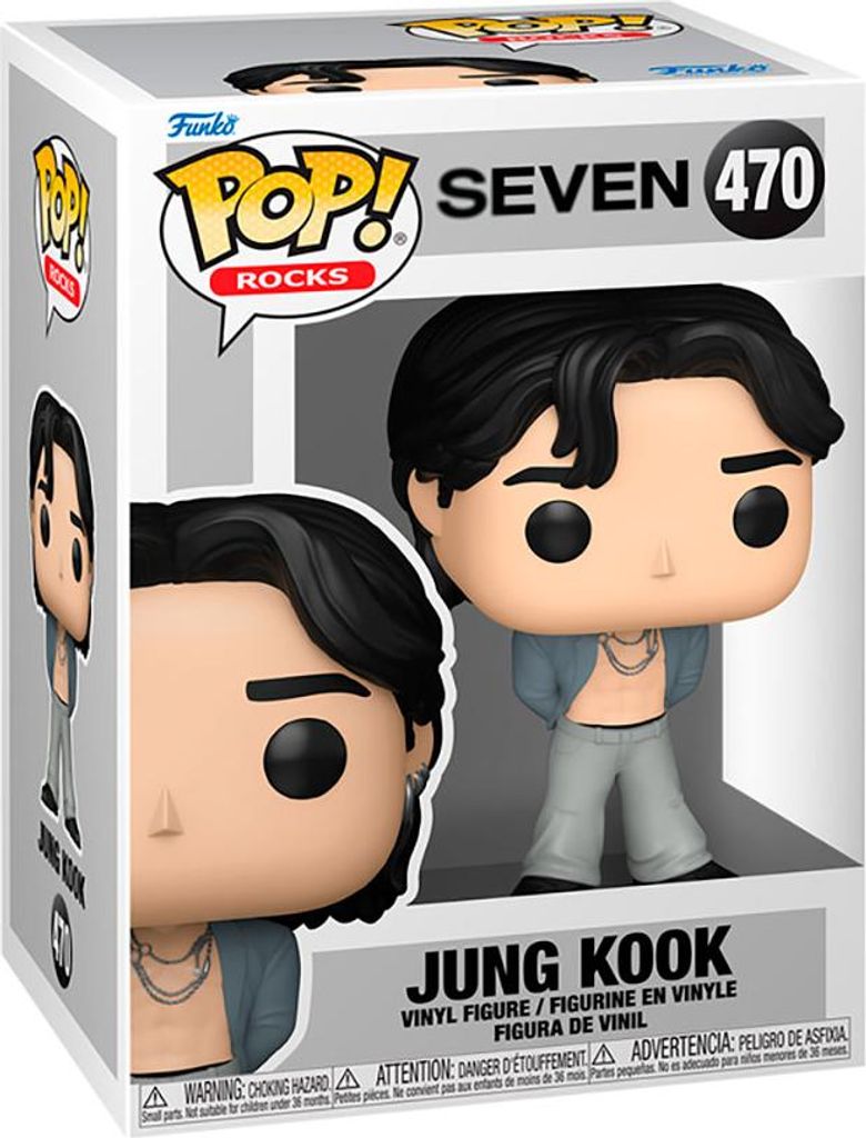 FUNKO POP! Vinyl Figur Music BTS Solo Jung Kook Seven 470