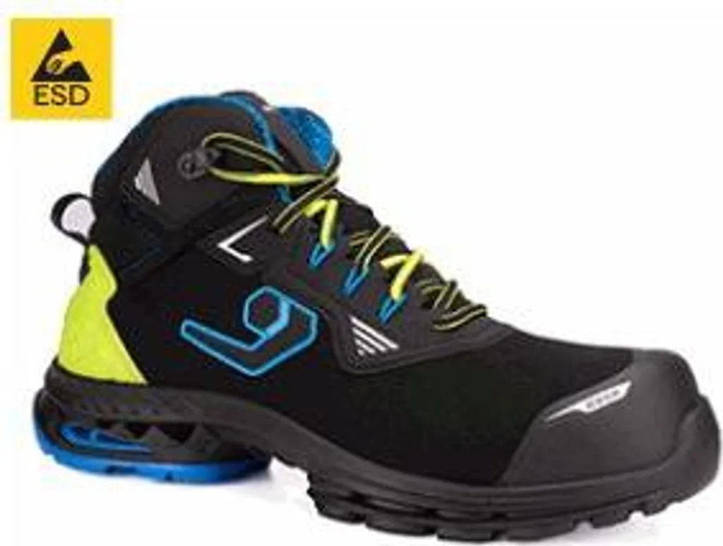 Bottes de sécurité S3S Boston Base Protection ESD avec grip échelle