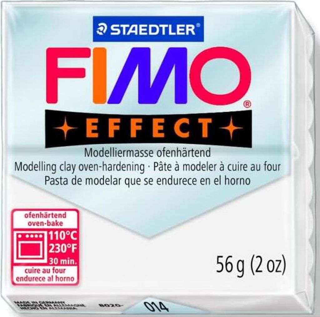 Fimo 8020 – 014 Pasta-Trocknende – Einbrennlackiert, Leicht Zu Mischen, Für Spezielle Effekte Bei Modelliermassen